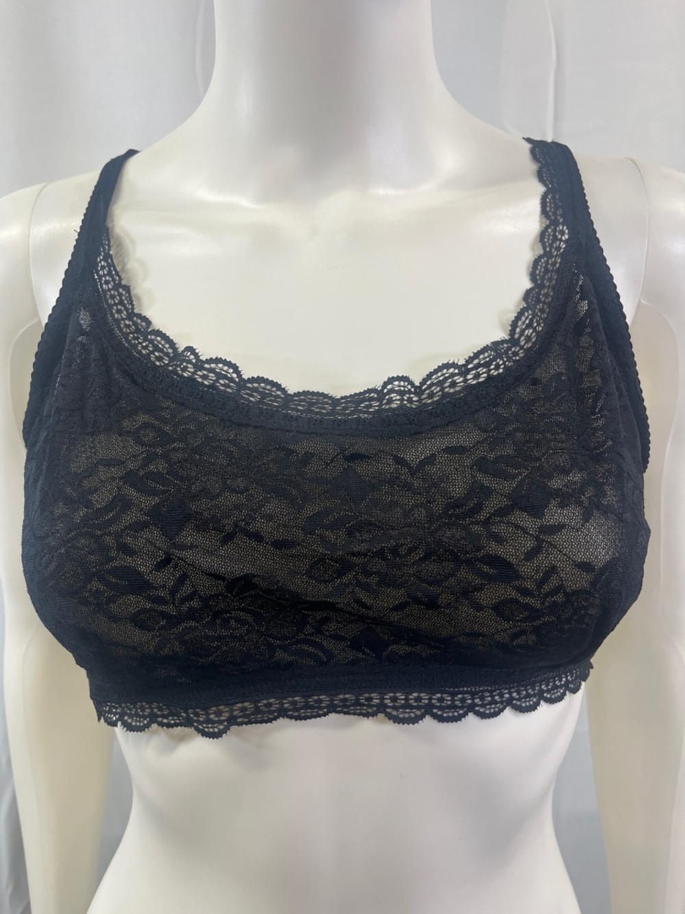WinterSilks Lace Bralette - Black